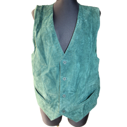 KAMIZELKA SKÓRA rozm. XL